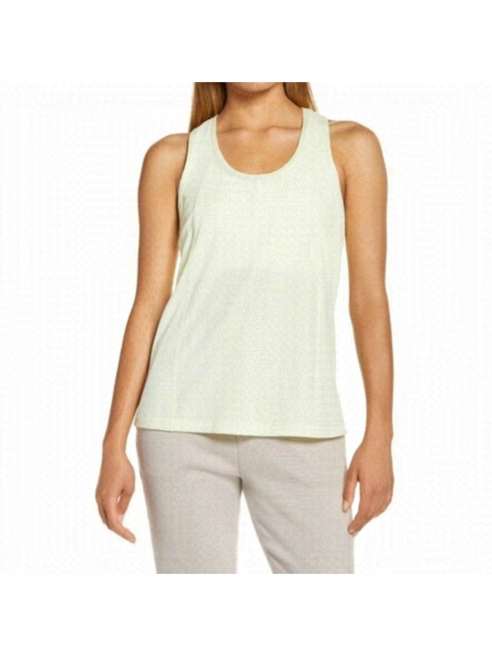 New nordstrom zella | swing it burnout tank in green finch